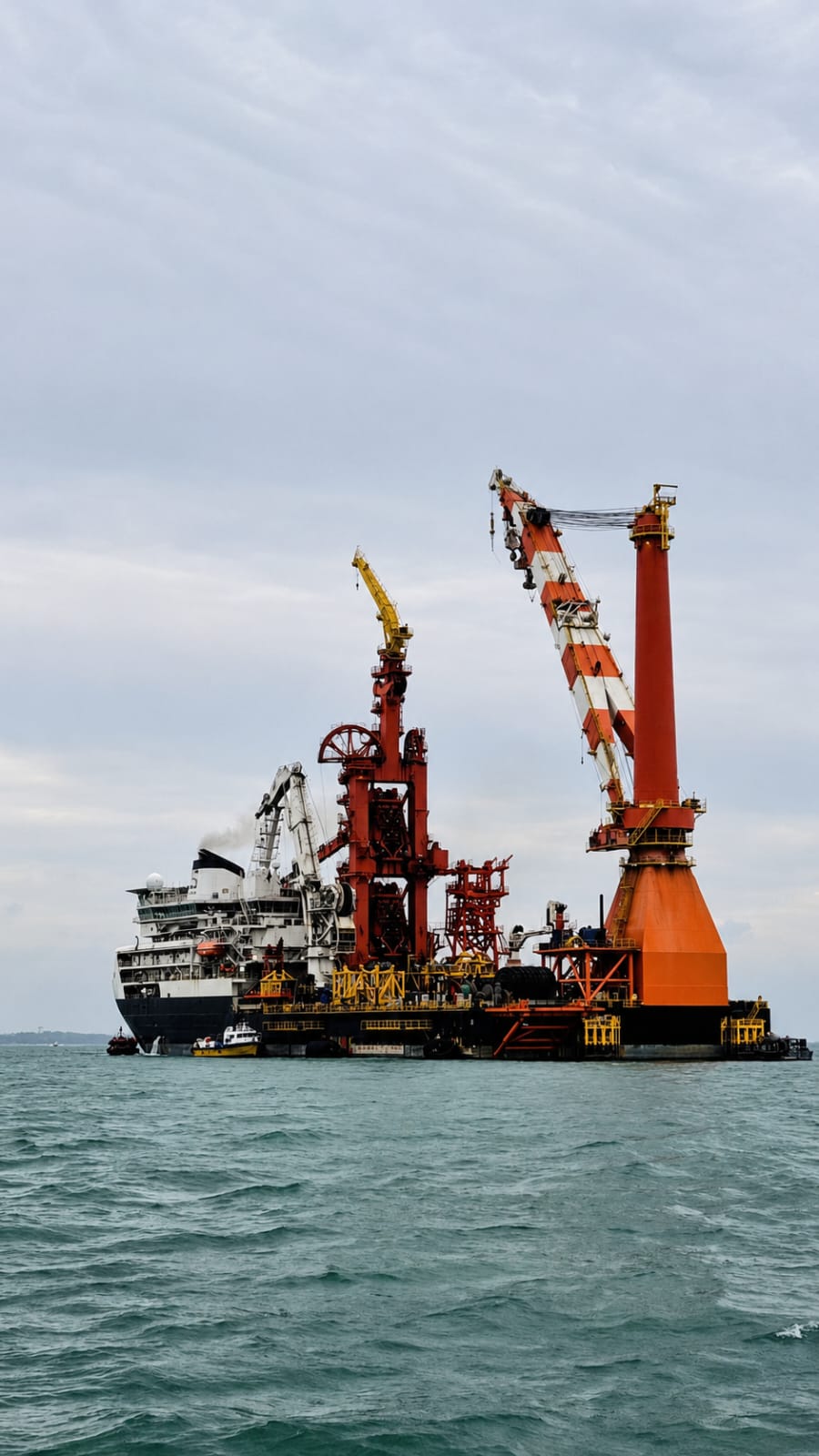 OMC crane and TLS — Saipem Constellation